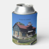 ミシガンシティライトハウスクーラー 缶クーラー (缶正面)