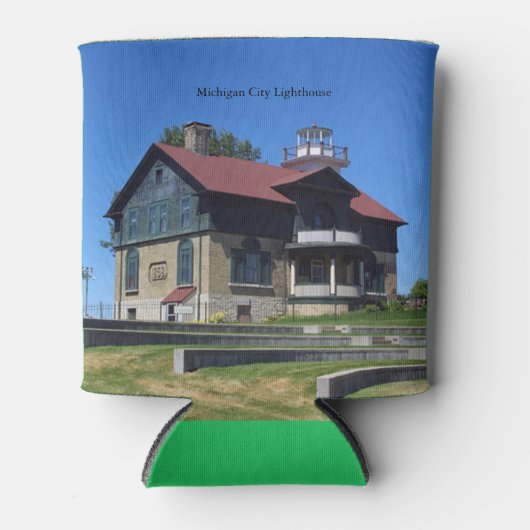 ミシガンシティライトハウスクーラー 缶クーラー (正面)