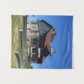 ミシガンシティライトハウスタペストリー タペストリー (正面(横))