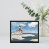 ミシガンシティライトポストカード ポストカード (スタンド正面)