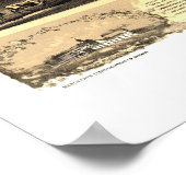 ミシガンシティ， INパノラママップ – 1869a ポスター (角)