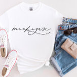 ミシガンスクリプト州女子Tシャツ Tシャツ<br><div class="desc">毎日新しいデザインを追加!</div>