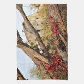 ミシガンバーンイン秋 キッチンタオル (縦)