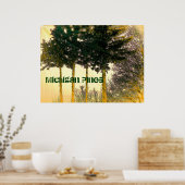 ミシガンパインズポスター ポスター (キッチン)