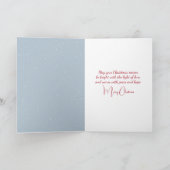 ミシガンビッグレッドライトハウスインウィンター シーズンカード (内部)