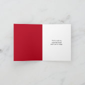 ミシガンビッグレッドライトハウスサンキュー カード (内部)