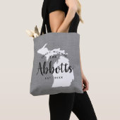 ミシガンファミリーモノグラム州トートバッグ トートバッグ (クローズアップ)