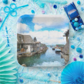 ミシガンフィッシュタウン絵画ズ ペーパープレート (パーティー)