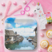 ミシガンフィッシュタウン絵画ズ ペーパープレート (パーティー)