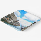 ミシガンフィッシュタウン絵画ズ ペーパープレート (傾斜あり)