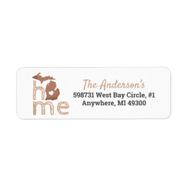 ミシガンフィル州シルエットホーム ラベル