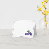 ミシガンブルーベリーグリーティングカード カード (黄色い花)