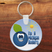 ミシガンブルーベリー キーホルダー (正面)