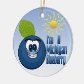 ミシガンブルーベリー セラミックオーナメント (左)