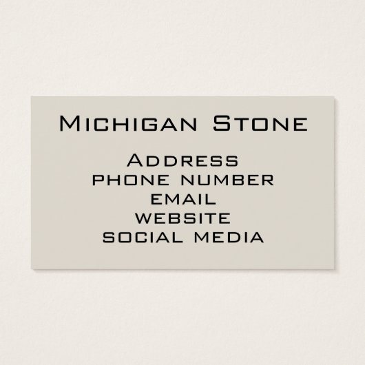 ミシガンペトスキーストーンレイク素晴らし州 (裏面)