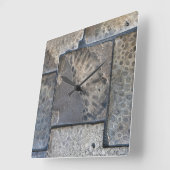 ミシガンペトスキーストーン スクエア壁時計 (傾斜)