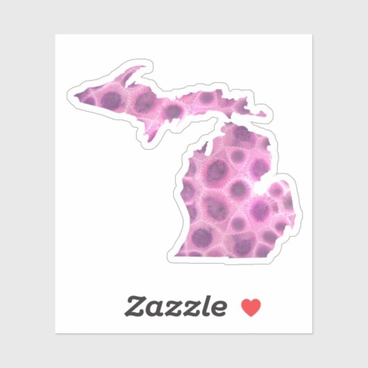 ミシガンペトスキー石 |レイク素晴らし州 シール (シート)