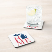 ミシガンホームカスタム赤白青シティハート コースター (右側)