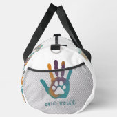 ミシガンポープリントアンドワンボイスダフルバッグ ダッフルバッグ (右)