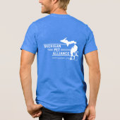 ミシガンポープリントBella+Canvas トライブレンドＴシャツ (裏面)