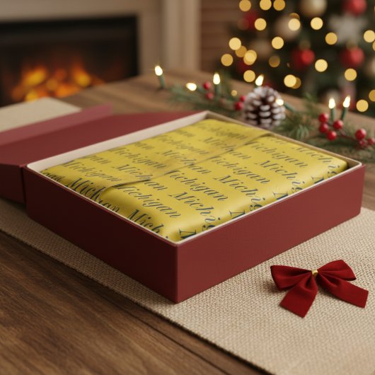 ミシガンマイズとブルー 薄葉紙