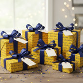 ミシガンマイズアンドブルーラッピング紙 ラッピングペーパー