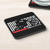 ミシガンモトクロスオートバイシルエット コースター (左側)