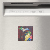 ミシガンライセンスプレートマップbyデザインターンパイク マグネット (インサイチュ (食洗機))