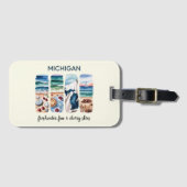 ミシガンラゲッジタグ – 淡水とさくらんぼ空 ラゲッジタグ (正面横)