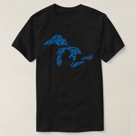 ミシガンラブ素晴らしレイクス Tシャツ (デザイン正面)