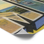 ミシガンラージレターシーンミシガン ポスター (角)