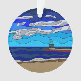 ミシガンレイクアクリルオーナメント オーナメント