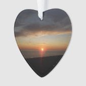 ミシガンレイクサンセットアクリル オーナメント (正面)