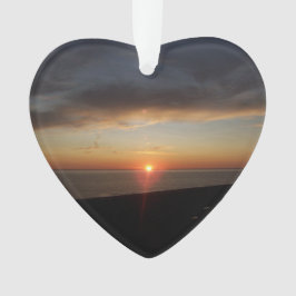 ミシガンレイクサンセットアクリル オーナメント