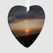 ミシガンレイクサンセットアクリル オーナメント (正面)