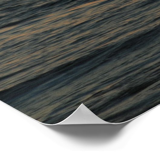 ミシガンレイクサンセット1 ポスター (角)