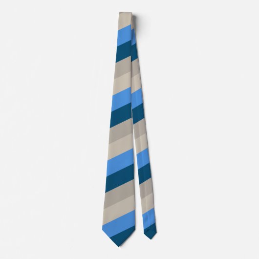 ミシガンレイクサンド&サーフストライプズ ネクタイ (正面)