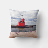 ミシガンレイクライトハウス クッション (裏面)