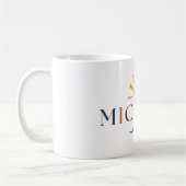 ミシガンレインボー文字コーヒーマグ コーヒーマグカップ (左)