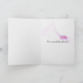 ミシガンレッドライトハウスアンドハイビスカス カード (内部)