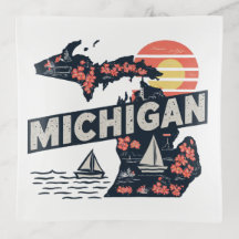 ミシガンレトロシルエット