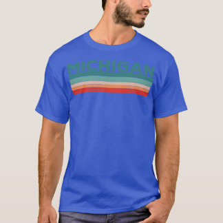 ミシガンレトロヴィンテージ70s 80sデザイン tシャツ