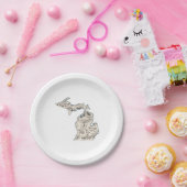 ミシガンヴィンテージ写真マップ紙パーティープレート ペーパープレート (パーティー)