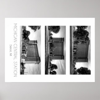 ミシガン中央鉄道駅 ポスター