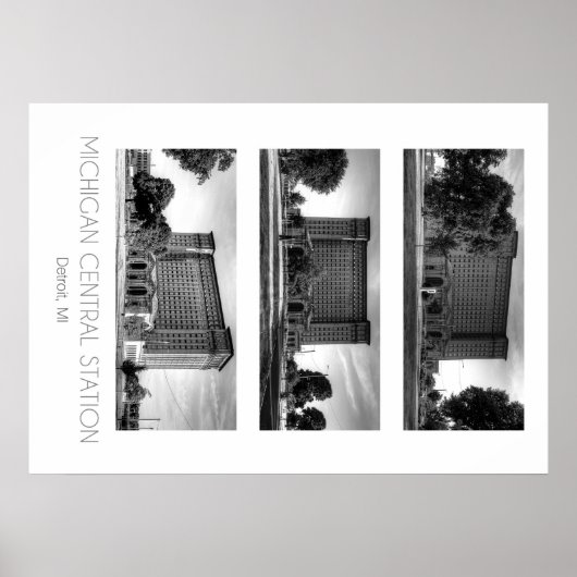 ミシガン中央鉄道駅 ポスター (正面)