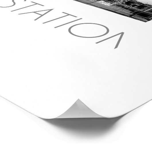 ミシガン中央鉄道駅 ポスター (角)