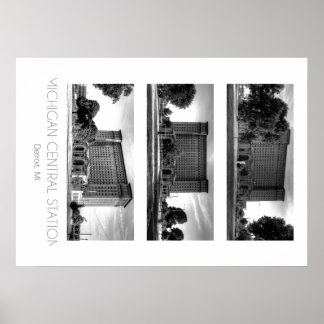 ミシガン中央鉄道駅 ポスター