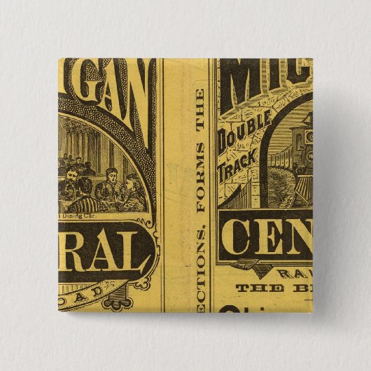 ミシガン中央鉄道 缶バッジ (正面)