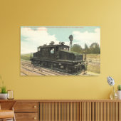 ミシガン中央電気自動車エンジン キャンバスプリント (インサイチュ (リビング))