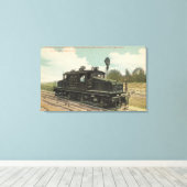 ミシガン中央電気自動車エンジン キャンバスプリント (インサイチュ (ウッドフロア))